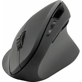 Miš SPEEDLINK Piavo, Vertikalni ergonomski, 1600 dpi, bežični, gumirani, crni