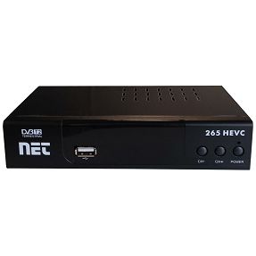 NET Prijemnik zemaljski DVB-T2 H.265 HEVC , display, SCART HDMI - NET 265 HEVC