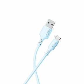 Kabel ADDA USB-200-LB, Fusion Charge+Data, USB-A na Type-C, 3.1A, Premium TPE, 1.2m, baby plava