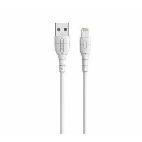 Kabel FIREBIRD by ADDA USB-303-WH, Charge+Data, USB-A na 8Pin, 2.1A,1m, bijeli