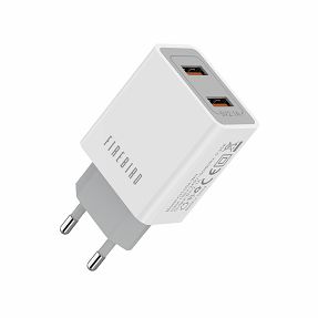 Zidni punjač FIREBIRD by ADDA CH-004-WH, 2u1, USB-A, 10W, 2.1A, bijeli