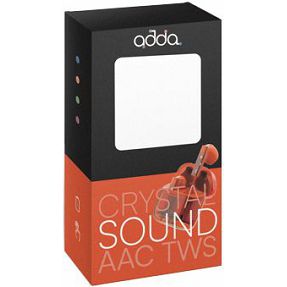 Slušalice ADDA TWS-002-OR, Crystal TWS, AAC, bluetooth 5.1, narančaste