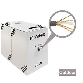 Amiko Mrežni FTP kabel, CAT5e, OutDoor, 305 met. - CAT5e FTP Outdoor 305m