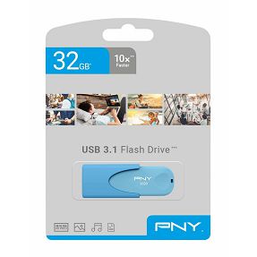 USB stick PNY Attaché 4, 32GB, USB3.1, blue