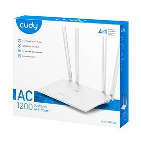 Wireless router CUDY WR1200, AC1200 Wi-Fi Router