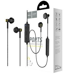 hoco. Slušalice bežična, sport, Bluetooth, 80 mAh, 3.5 h, crna - ES21 Wonderful sports Black