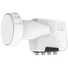 Inverto LNB Quattro, šum 0,3dB, Home Pro, DVB-S2 ( HD - UHD ) - IDLH-QTL410-HMPRO-OPN