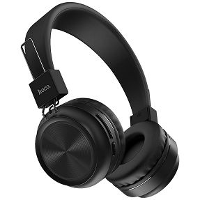 hoco. Slušalice bežične/žične, Bluetooth, 8h rada, mikrofon - W25 Promise Black