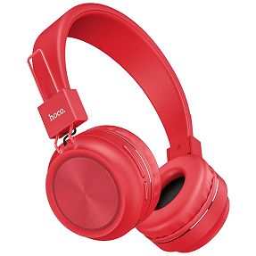 hoco. Slušalice bežične/žične, Bluetooth, 8h rada, mikrofon - W25 Promise Red