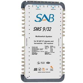 SAB Multišalter 2+1 satelit na 32 utičnica - MS 9+1/32