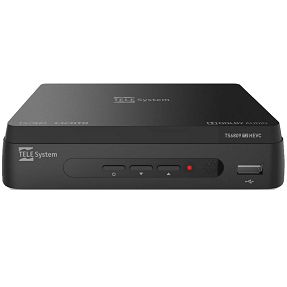 TELE System Prijemnik zemaljski, DVB-T2, H.265 / 10 bit, SCART - TS6809 T2 HEVC