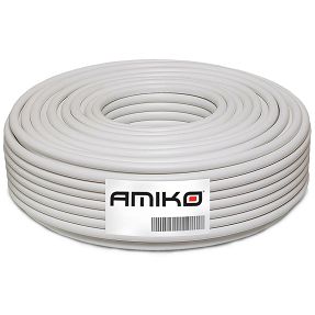 Amiko Koaksijalni kabel RG-6, BC, 100dB, 100 met. - RG6-BC/100db - 100m