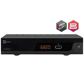 TELE System Prijemnik zemaljski, Twin DVB-T/T2, H.265/HEVC, HDMI,Scart - TS6820T2 Twin