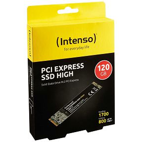 (Intenso) SSD M.2 2280, PCIe, kapacitet 120 GB - SSD M.2 PCIe 120GB/High