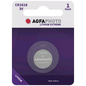 Agfa Baterija litijska, CR1616, 3V, dugmasta, blister 1 kom. - CR1616 B1