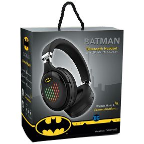 DC Bežične slušalice, Batman, Bluetooth, microSD, FM radio - BATMAN Bluetooth Headset 