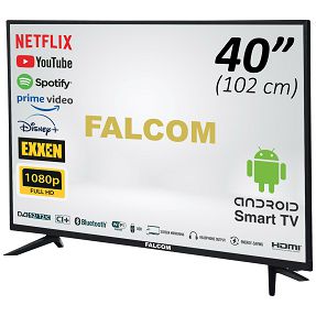 Falcom Smart LED TV@Android 40", FullHD, DVB-S2/T2/C, HDMI, WiFi - TV-40LTF022SM