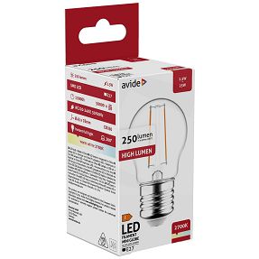 Avide Sijalica, LED 2.5W, E27, 2700K, 360°, 230V AC - Mini Globe 2.5W E27