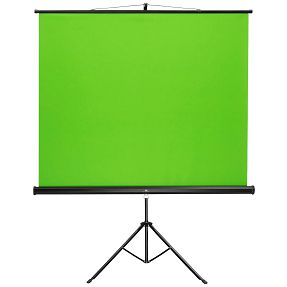 Maclean Platno za projektor sa stalkom, zelena podloga, 150 x 180 cm - MC-931