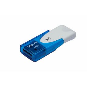 USB stick PNY 64GB USB3.0 Attaché 4, plavi