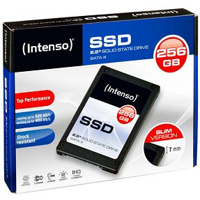 (Intenso) SSD Disk 2.5", kapacitet 256GB, SATA III TOP - SSD-SATA3-256GB/Top