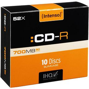 (Intenso) CD-R 700MB (80 min.) pak. 10 komada Slim Case - CD-R700MB/10Slim