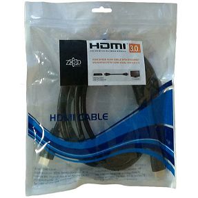 ZED electronic HDMI kabel, 3.0 met, ver. 1.4 - HDMI/3