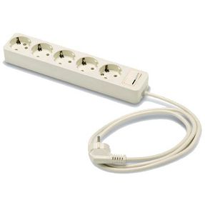 Famatel Produžni kabel 5 utičnica, 1.5m, prekidač, bijeli, 1.5mm² - 2625-PK5/1.5