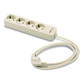 Famatel Produžni kabel 4 utičnice, 1.5m, prekidač, bijeli, 1.5mm² - 2628-PK4/1.5