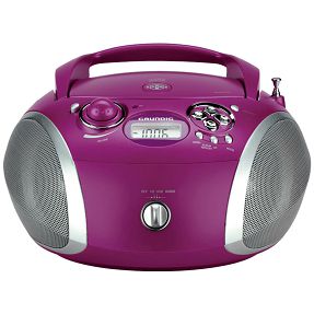 Grundig Radio prijemnik , CD player - GRB 2000 Pink / Srebrena