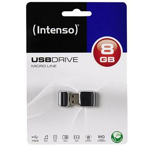 (Intenso) USB Flash drive 8GB Hi-Speed USB 2.0, Micro Line - ML8