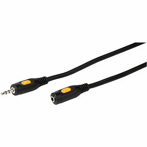 Kabel VIVANCO 46056, 3.5mm M na 3.5mm Ž, produžni, 2.5m, crni