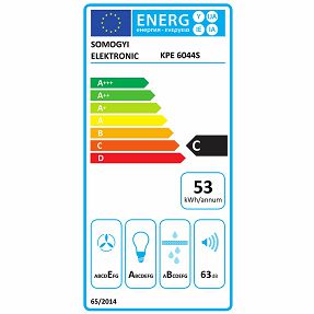 home Kuhinjska napa,  TWISTER, 105W,  60 cm, INOX - KPE 6044S