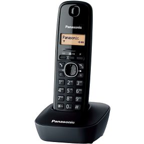 Panasonic Telefon bežični, LED display, crna boja - KX-TG1611FXH