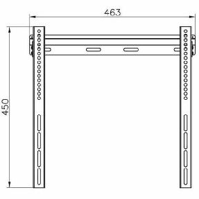 TV nosač VIVANCO 37971 BFI 6040, Flat, do 55", do 35 kg