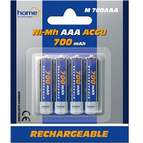 home Baterija punjiva AAA, 700mAh, blister 4 kom - M 700AAA