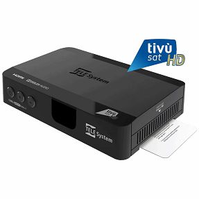 TELE System Prijemnik satelitski, DVB-S/S2 sa tivùsat smart karticom - TS9018HEVC HD tivùsat