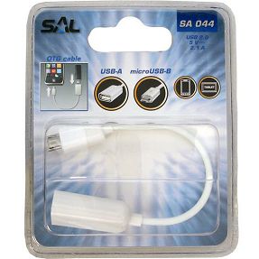 SAL USB micro OTG kabel, dužina 16 cm, USB 2.0 - SA 044