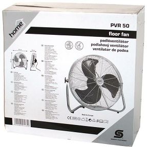 home Ventilator podni, promjer 50cm, 120W, Inox - PVR 50