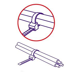 USE Plastične vezice 4,8mm x 300mm, pakiranje 25 kom. crna - CT 300/4,8B