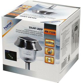 home Solarna vrtna LED lampa, metalna, 600 mAh - MX 715D