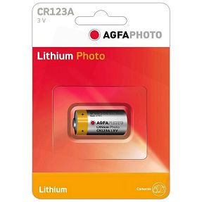 Agfa Baterija litijumska CR123A, 3V, blister 1 komad - CR123A B1