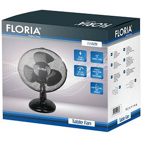 Floria Ventilator stolni, promjer 23 cm, 25 W, crni - ZLN1211