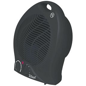 Zilan Grijalica sa ventilatorom, 2000 W, crna - ZLN6171/BK