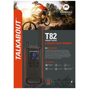 Motorola Walkie Talkie, domet 10 km, 16 kanala - TLKR T82 