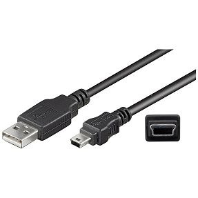 ZED electronic USB A na USB mini kabel,  dužina 1.0 metar - USBC-MINI/1.0
