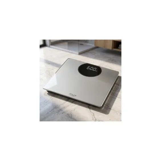 Adler AD 8175 digitalna osobna vaga 180 kg, srebrna