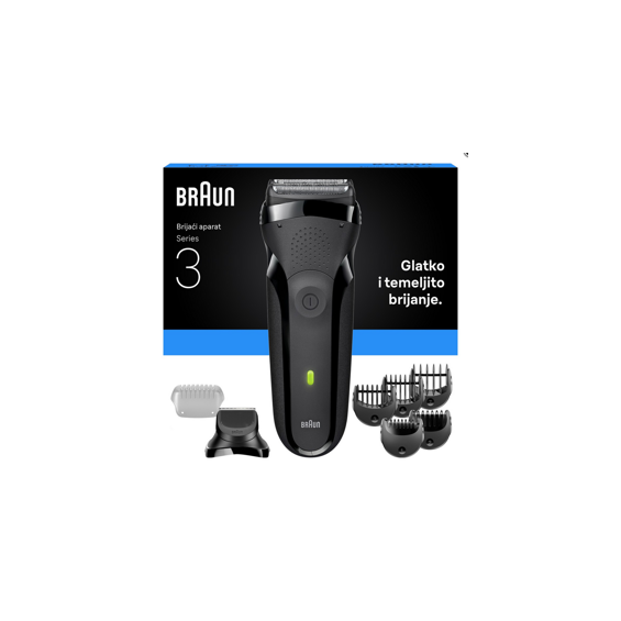 Aparat za brijanje Braun 300BT serija 3 crni