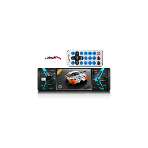 AUDIOCORE AC9900 1 DIN Bluetooth auto radio s 4" zaslonom