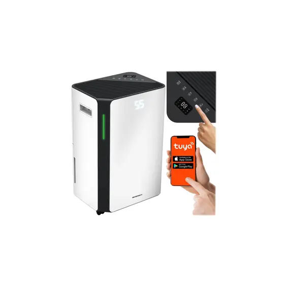 Berdsen BD-532 kompresorski odvlaživač zraka 20 L/24 h Wi-Fi – bijeli